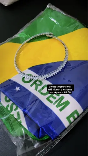 Combo bandeira do Brasil 
