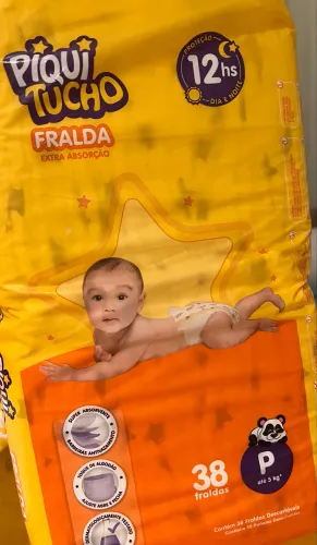 Fraldas descartáveis tamanho P, Piquitucho