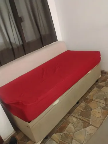 Cama box com bau + colchão