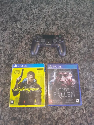 JOGOS PS4 + CONTROLE