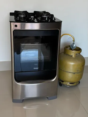 Fogão Inox Consul 4 Bocas - Seminovo