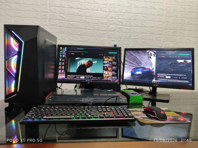 Pc Gamer Intel, 2Monitores, mais barato de Goiania