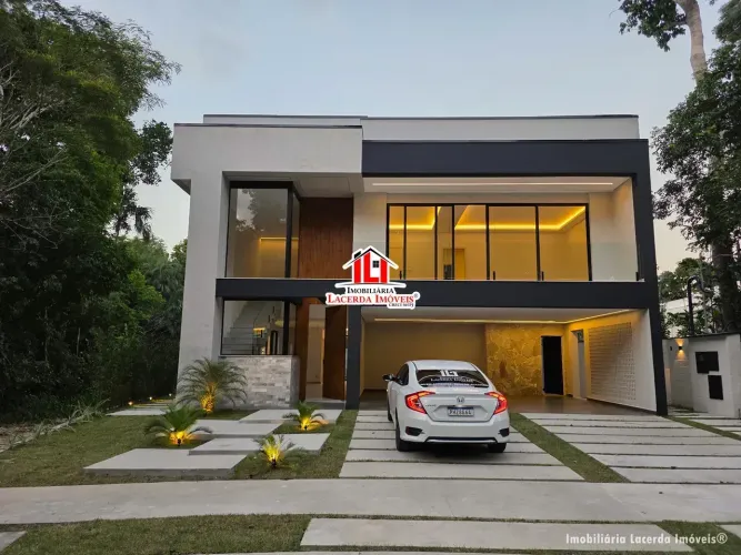 Condomínio Alphaville 2, Casa Duplex com 5 quartos, sendo 4suites Negra - Manaus - AM