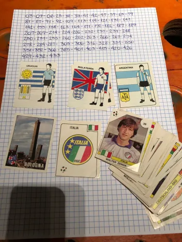 Figurinhas da copa de 1990
