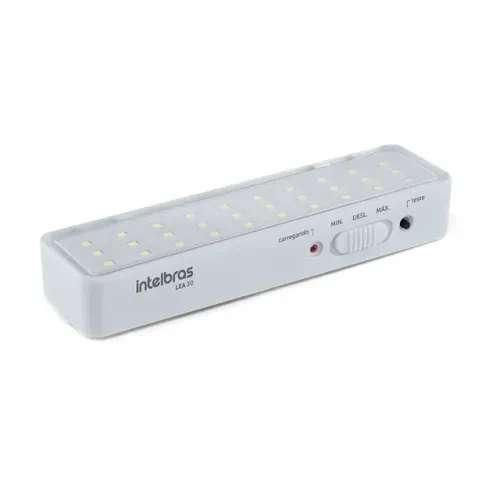 Luminaria de Emergencia Autonoma Intelbras LEA 30 Branco Frete Grátis