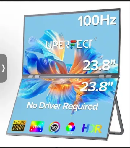 MONITOR DUPLO PORTÁTIL 23.8
