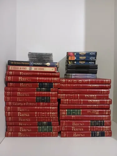 24 Exemplares Barsa Original ano 2005 - mais vhs, dvd's e cd's