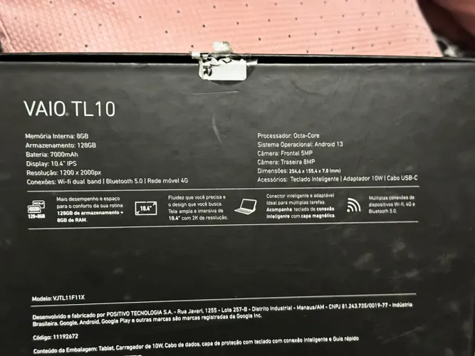 Vendo Tablet Vaio TL 10 128gb