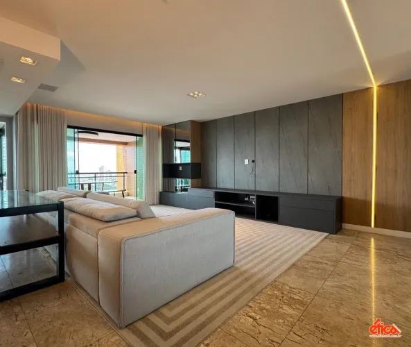 Ed. Torre de Saverne - Apartamento Mobiliado |4 Suítes (2 por andar), 3 Vagas de Garagem |