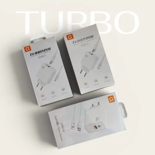 Kit carregador Turbo | Original | Anatel | IPhone | Android.