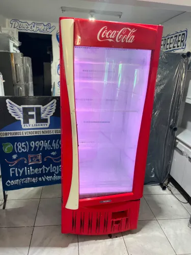 FREZER EXPOSITOR FROST FREE 550 LITROS LUZ DE LED PAINEL DIGITAL