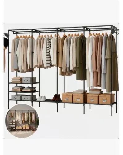 Cabideiro - Closet aberto