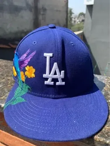 Boné Aba Reta New Era 59Fifty Los Angeles Dodgers Blooming Fitted - Fechado