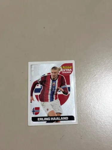 Figurinha haaland prata