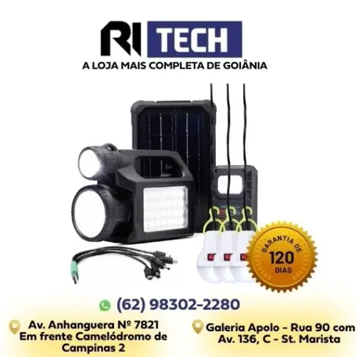 Sistema de Iluminação Solar ONISTEK ON-LU304 Multifuncional LED