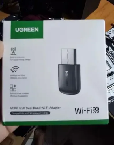 Adaptador Wi-Fi 6 Usb Ugreen Ax900 Dual Band