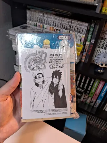 Mangá Naruto vol 72 + Postal do Kishimoto - ediçao pocket