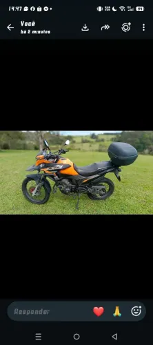 Apenas Venda XRE 190 LARANJA