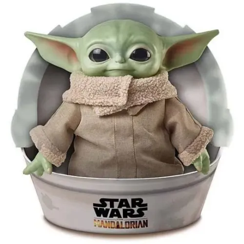 Grogu Baby Yoda Star Wars Mandariano Pelúcia Mattel