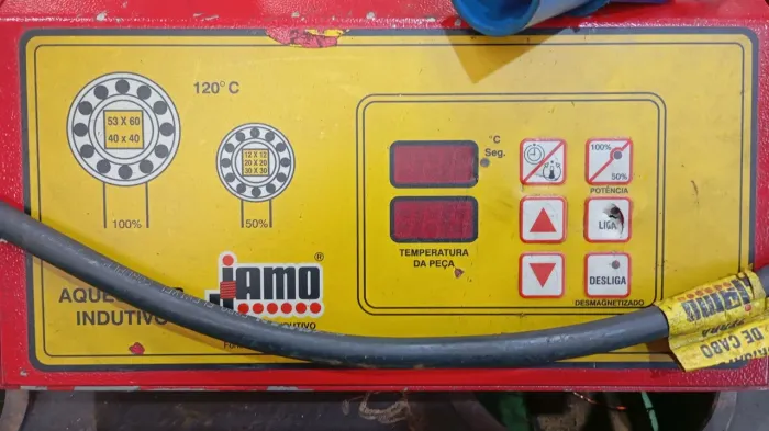 Aquecedor indutivo de rolamento