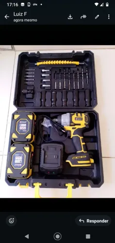 Chave de impacto de 48 v com baterias de 10 células