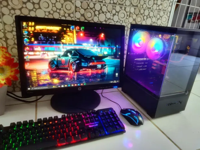 PC Gamer i3 4° 8GB SSD 120GB+1TB Win10 Completo(Aceito Cartão)