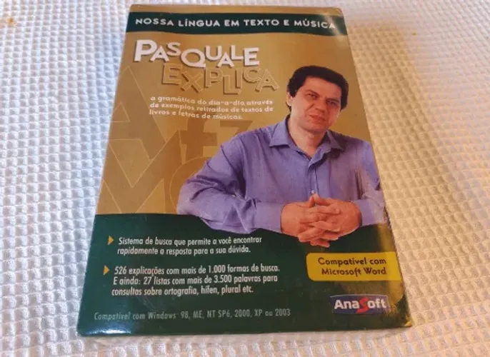 Nossa Língua Em Texto e Música - Pasquale Explica - Cd-rom Lacrado