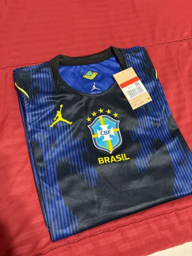 Camisa Azul Brasil 2026 alta qualidade