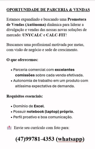 PROMOTORA DE VENDAS