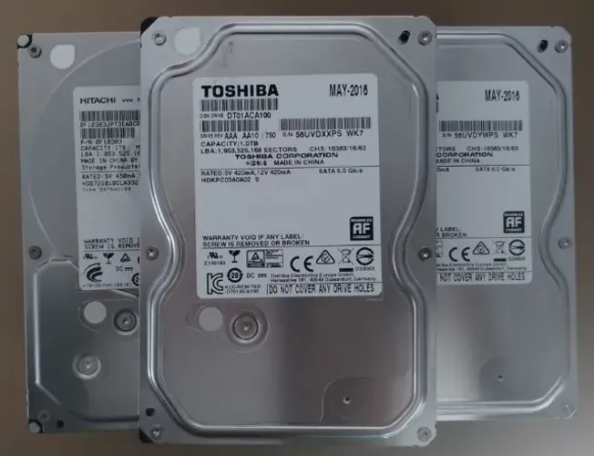 Lote HDs 1TB Leia!