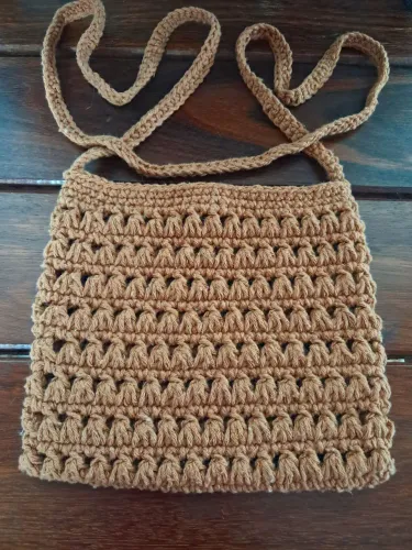 Bolsa de crochê, bolsa feminina.
