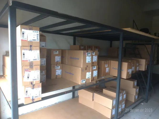 Estrutura Metálica Reforçada - Ideal para Prateleiras ou Mezanino (até 35m²)