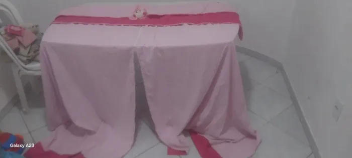 Cortina infantil menina nova