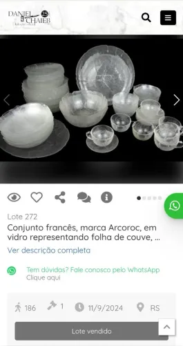 Jogo de Jantar Francês 62 peças Anos 70/80 SEM USO/ PERFEITAS microondas