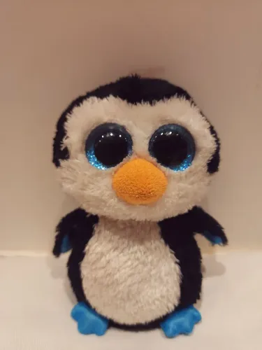 Penguim de pelúcia Beanie Boo original de 13cm