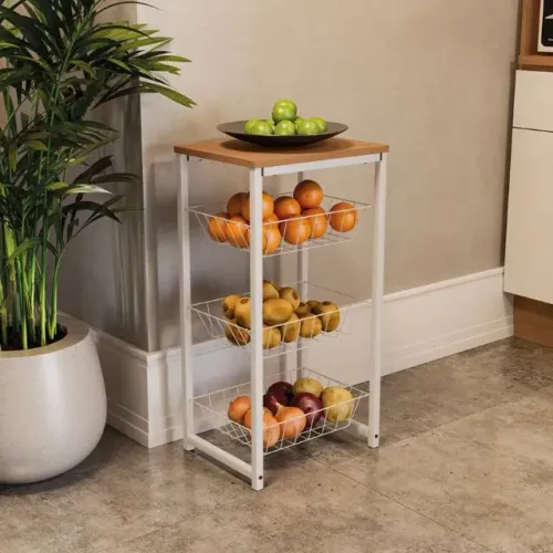 Fruteira 3 Cestos (FAZEMOS ENTREGAS )