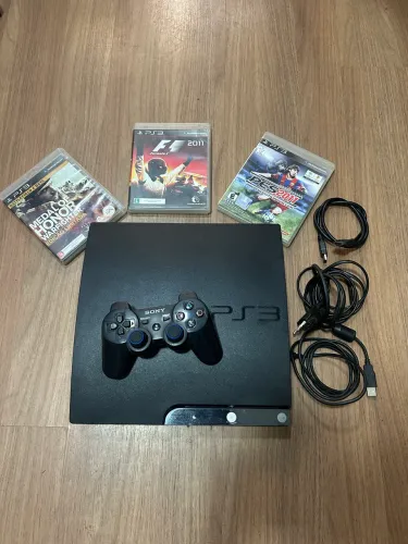 Play 3 + Controle + Jogos 