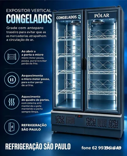 Expositor congelados polar