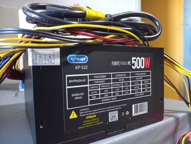 Fonte para Pc 500w $90
