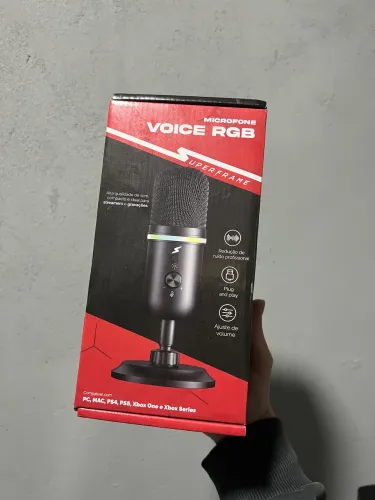 Microfone SuperFrame Voice RGB