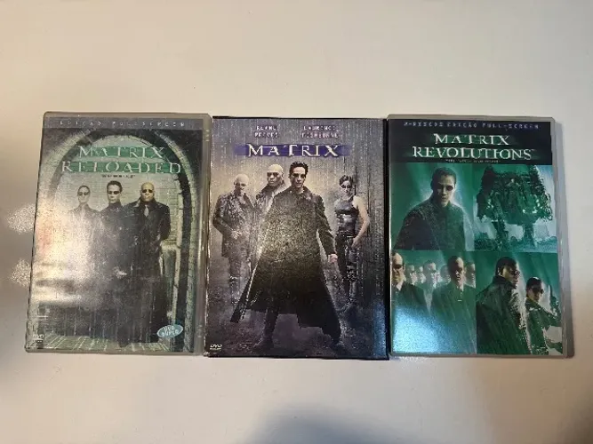 Coleção Matrix em dvd - 3 filmes originais