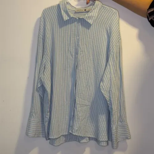 Camisa linho listras