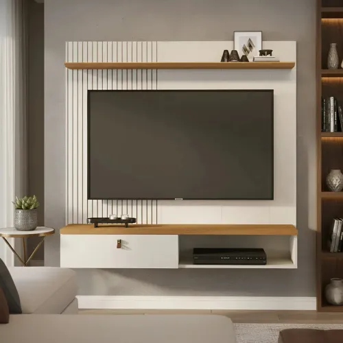 Painel para TV até 55 polegadas MDF Frisado