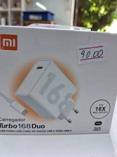 Carregador Xiomi Turbo 168 Duo Tipo C