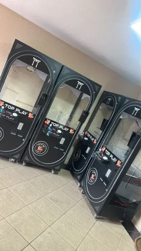 Maquinas de bichos de pelucia, grua, premios