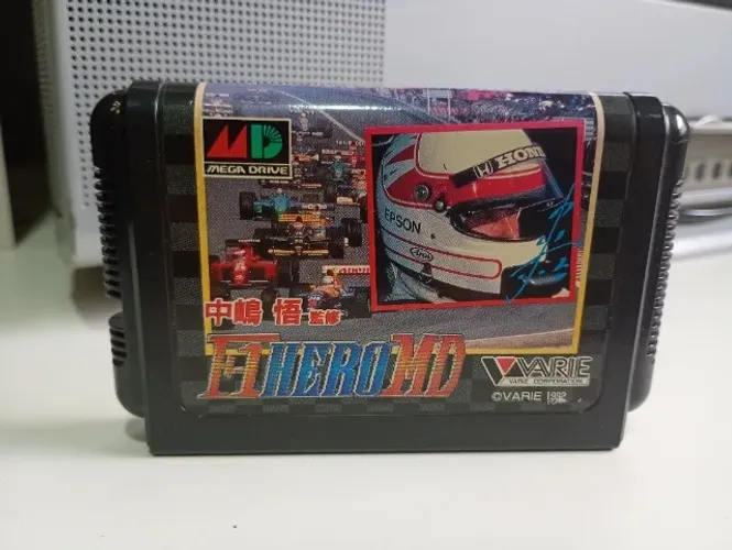 F1 Hero MD original SEGA GENESIS / Mega Drive japonês