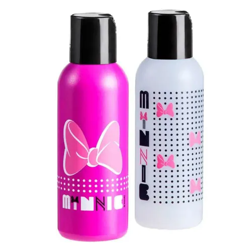 Kit frascos viagem minnie (novos na embalagem)