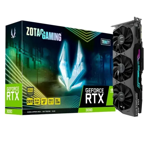 Placa de Video Rtx 3090 24gb Zotac Trinity com Caixa