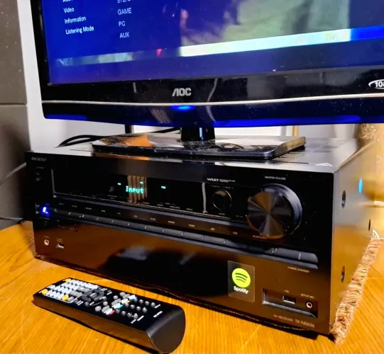 NETWORK RECEIVER ONKYO NR 636 4K 7.2 95 a 165w/ch Bluetooth WI-FI ATMOS Z-2 PHONO
