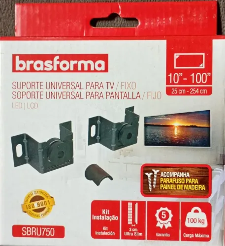 Suporte Universal Para Tv Fixo 10 a 100 Polegadas - Novo